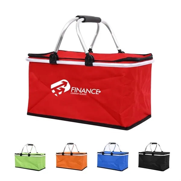Outdoor Beach Cooler Basket Bag