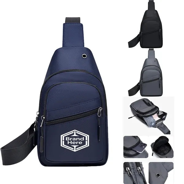 Oxford Cloth Crossbody Bag