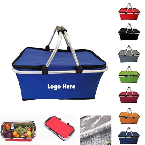 Large Capacity Folding Picnic Camping Lunch Bags Insul
