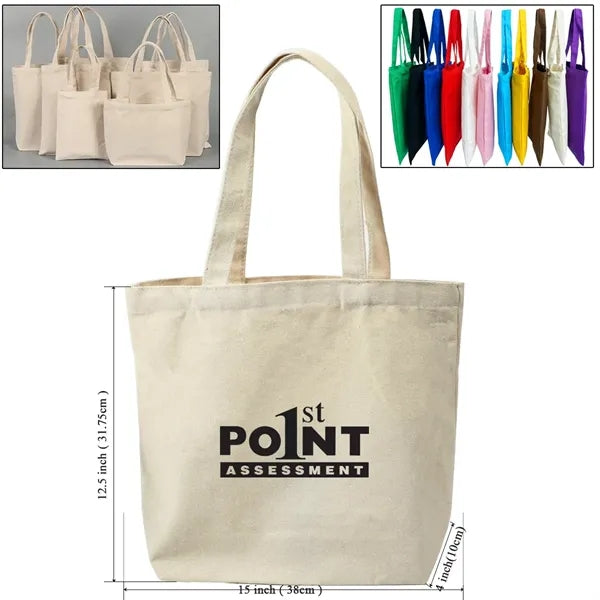 Natural Canvas Tote Bag