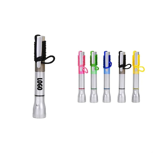 Customed Flashlight w/Light-Up Pen