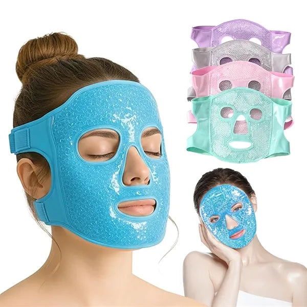 Gel Cold Face Mask with Adjustable Strap