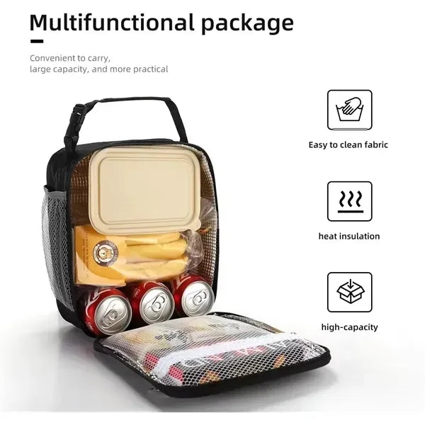 8.46 Inch Oxford Insulated Lunch Bag