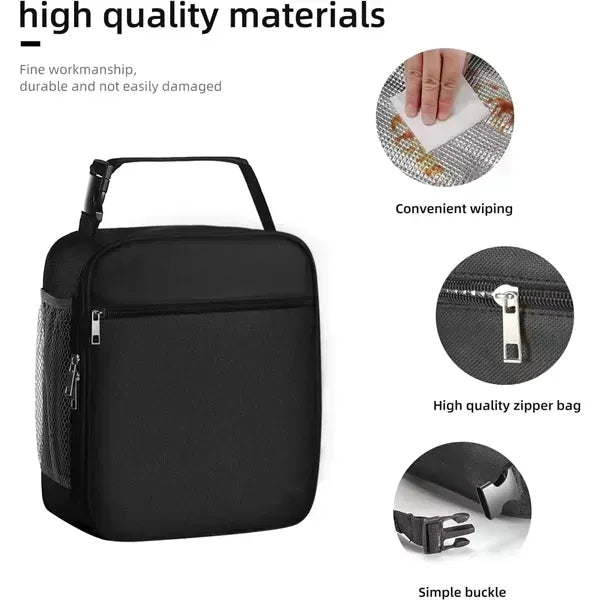 8.46 Inch Oxford Insulated Lunch Bag