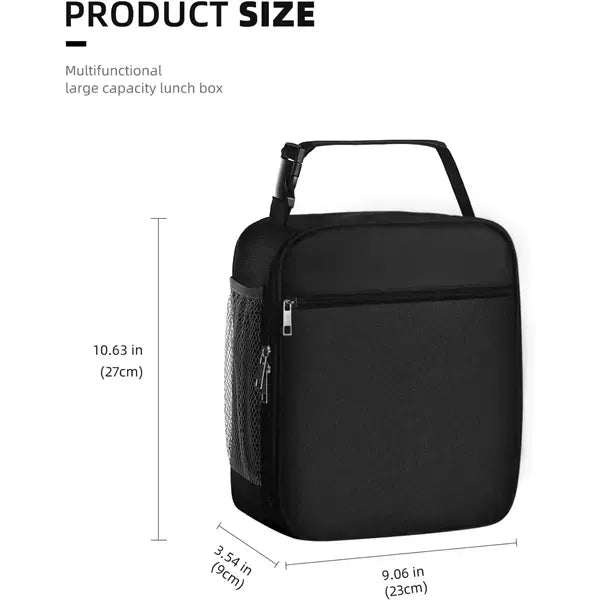 8.46 Inch Oxford Insulated Lunch Bag