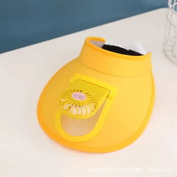 22 Inch Polypropylene USB Fan Sun Hat