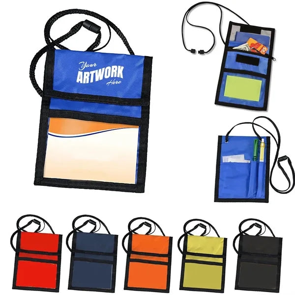 Anti-Theft Travel Neck Pouch Passport Holder