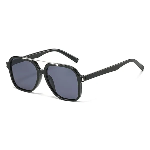 Square Retro Aviator Sunglasses