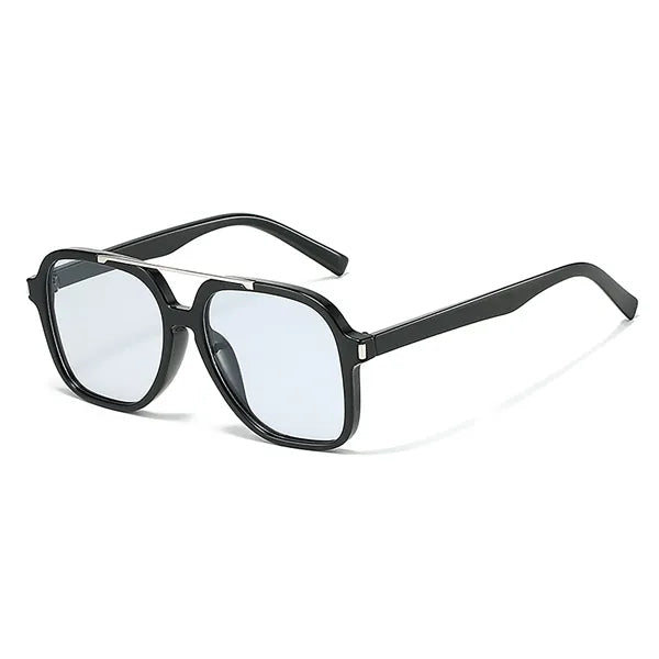 Square Retro Aviator Sunglasses