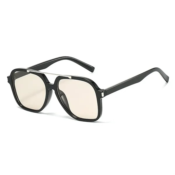 Square Retro Aviator Sunglasses
