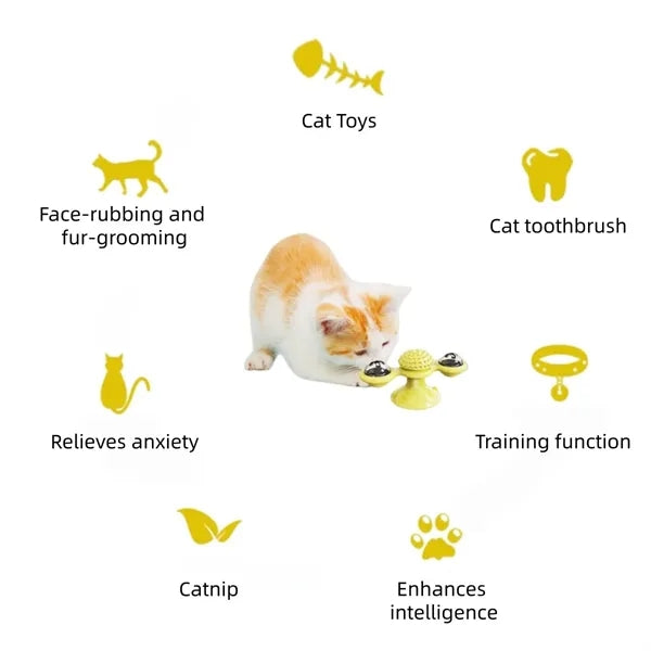Cat Teaser Windmill Toy