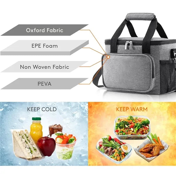 Large Foldable Insulated Cooler Bag