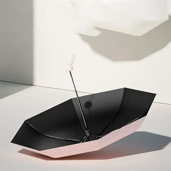 Mini Windproof And Sun-protective Umbrella With Storage Box