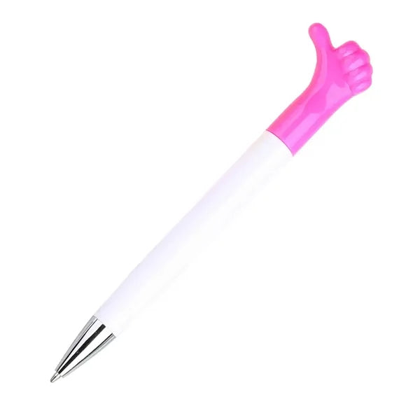 Plastic Thumbs Up Ballpoint Pens