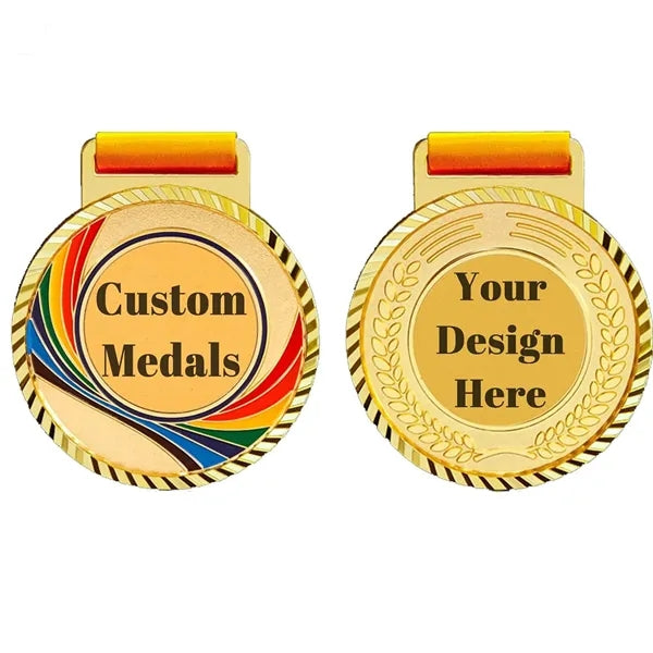Customize Sports Decal Metal Award Medals with R