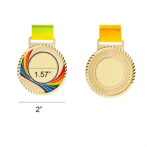Customize Sports Decal Metal Award Medals with R