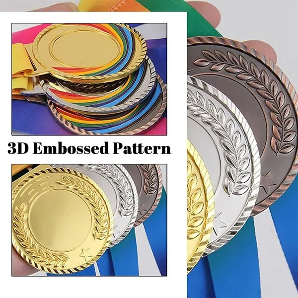Customize Sports Decal Metal Award Medals with R