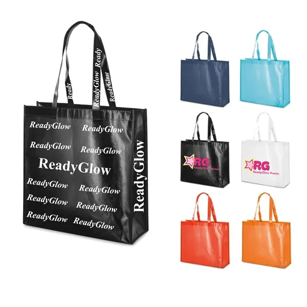 80GSM Non-Woven Laminated W/ Gusset Tote Bag 16.25" x 14.5"