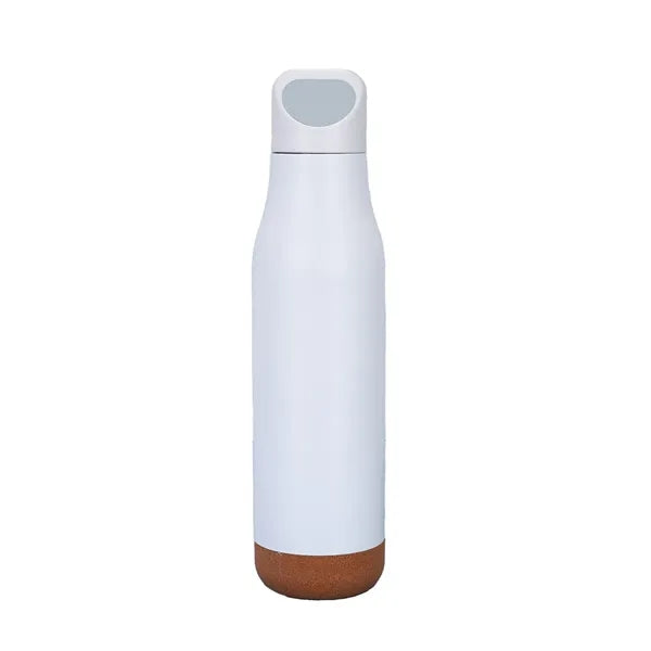 17oz Stainless Steel Cork Base Tumbler with Handle