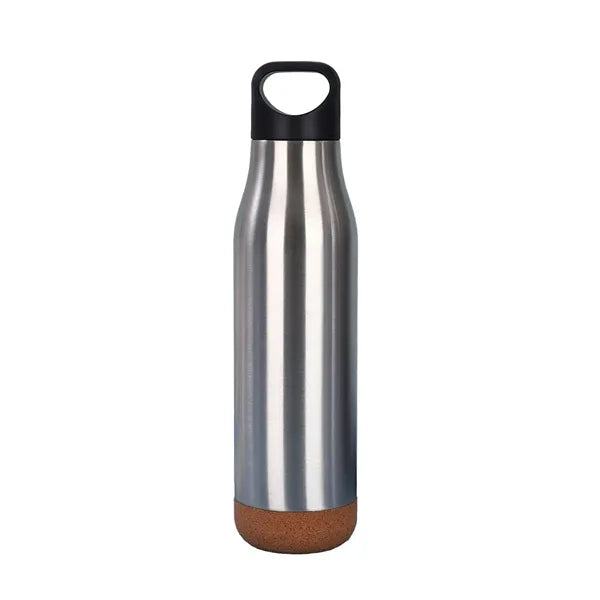 17oz Stainless Steel Cork Base Tumbler with Handle