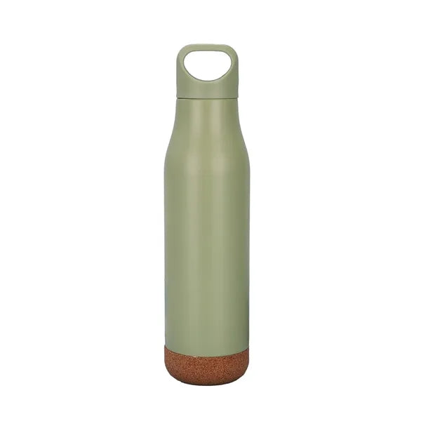 17oz Stainless Steel Cork Base Tumbler with Handle