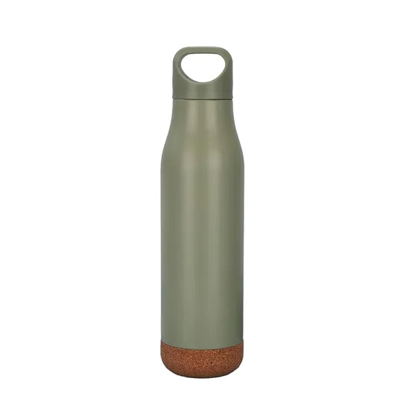 17oz Stainless Steel Cork Base Tumbler with Handle