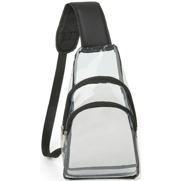 Sling Travel Clear PVC Transparent Cross Body Backpack