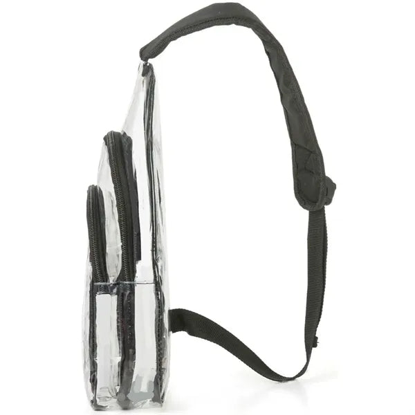 Sling Travel Clear PVC Transparent Cross Body Backpack