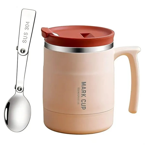 304 Stainless Steel Mug, Portable Insulated Coffee Cup with
