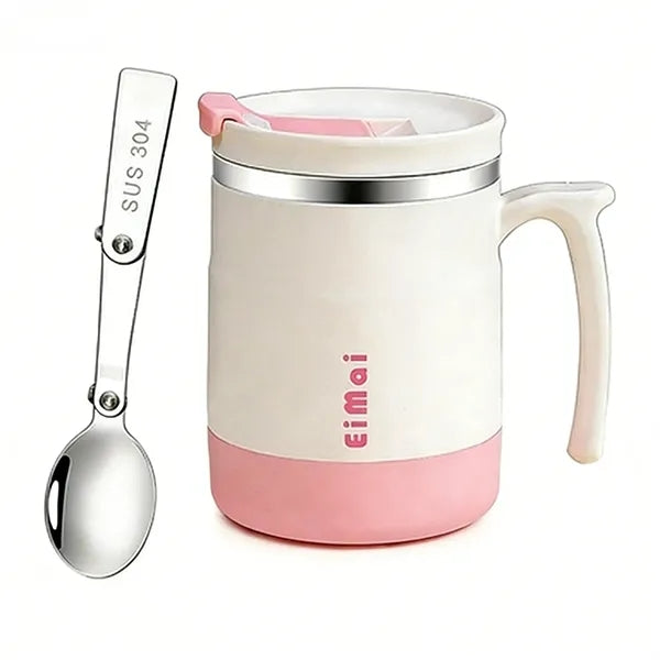 304 Stainless Steel Mug, Portable Insulated Coffee Cup with