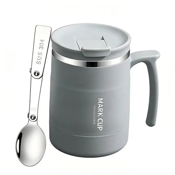 304 Stainless Steel Mug, Portable Insulated Coffee Cup with