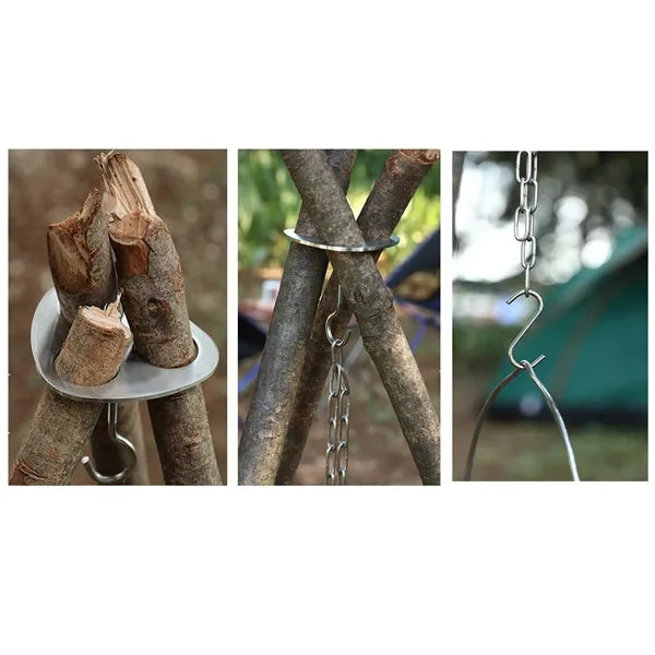 Camping Tripods Campfire Cooking Accessories