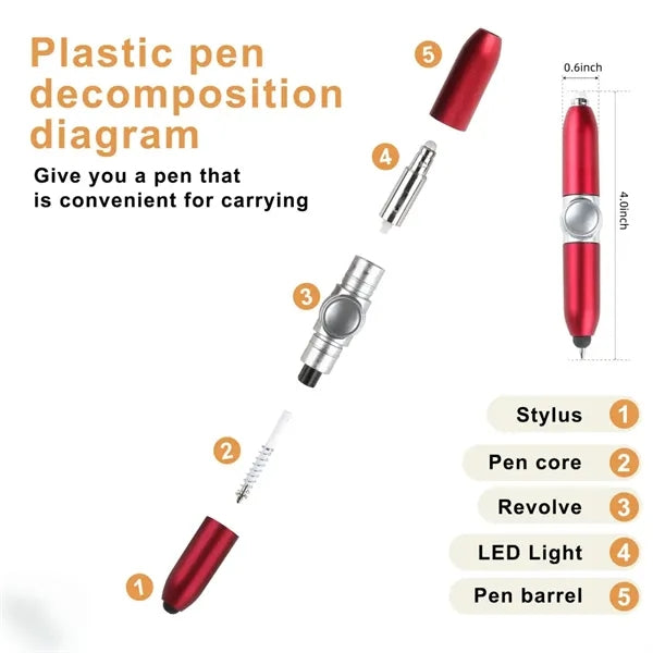 Fidget Spinner Light - Up Oil Pen