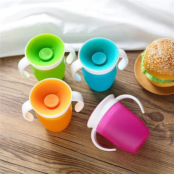 7oz Silicone Baby Training Cup with Handles