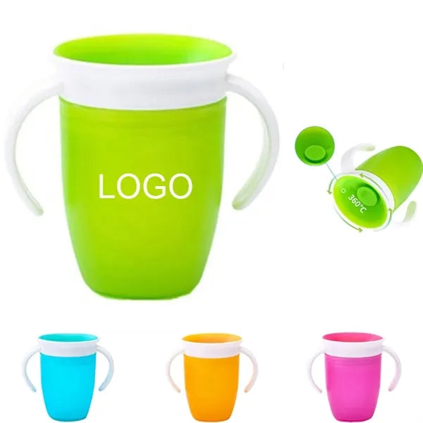 7oz Silicone Baby Training Cup with Handles