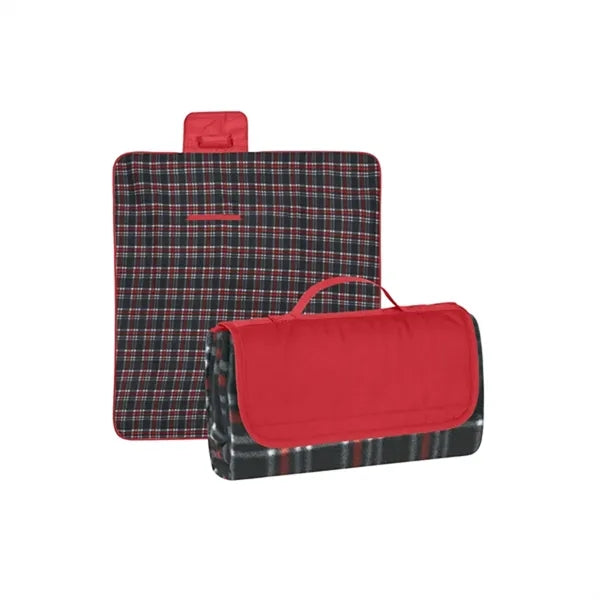 Fleece Picnic Blanket with Water-Resistant Backing