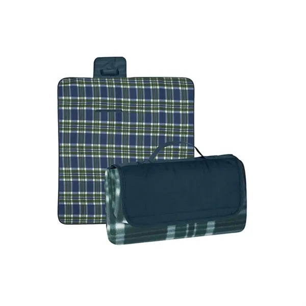 Fleece Picnic Blanket with Water-Resistant Backing