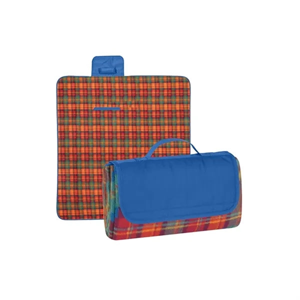 Fleece Picnic Blanket with Water-Resistant Backing