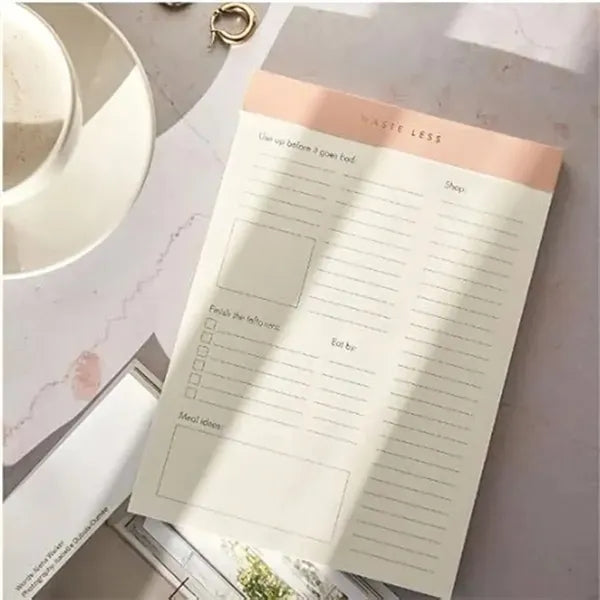 Magnetic Meal Planner and Grocery List Pad