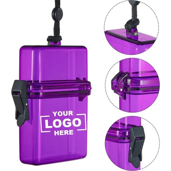 Outdoor Transparent Sealed Beach Ornament Waterproof Box