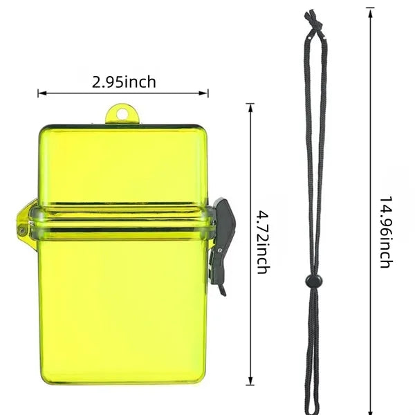 Outdoor Transparent Sealed Beach Ornament Waterproof Box