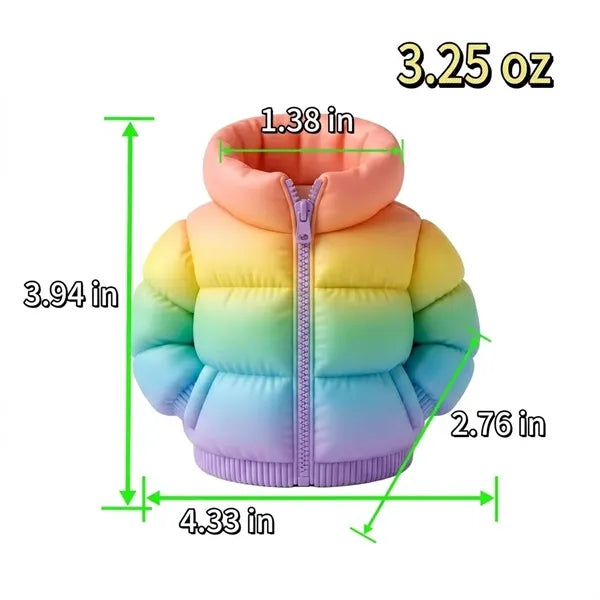 Creative Desktop Office Organizer Puffer Jacket Pen Holder