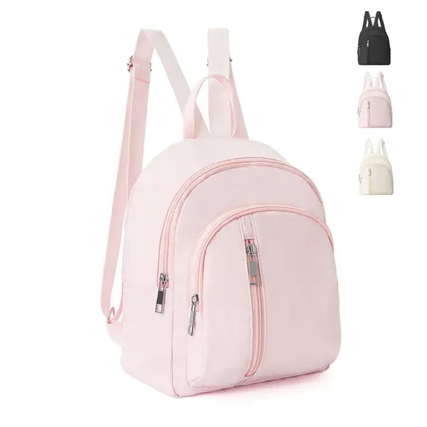Mini Nylon Backpack Lightweight Casual Daypack for Women