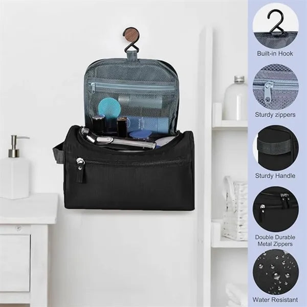 Large Capacity Traveling Hanging Toiletry Makeup Bag