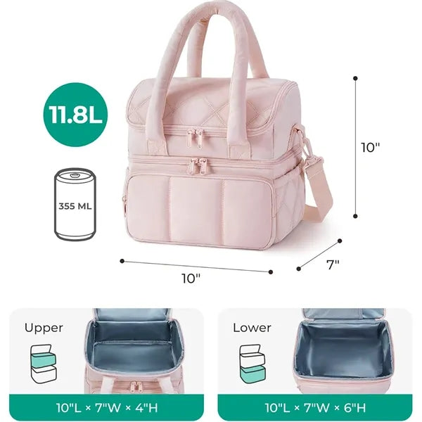 Double Deck Insulated Lunch Box
