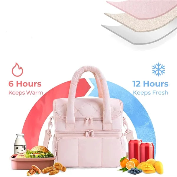 Double Deck Insulated Lunch Box