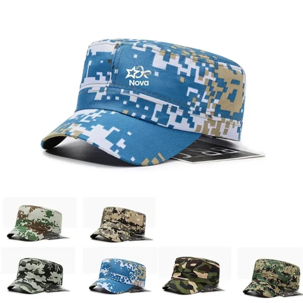 Camouflage Flat Top Cap