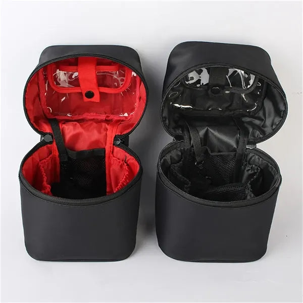 Small Standing Makeup Brush Organizer Bag for Travel