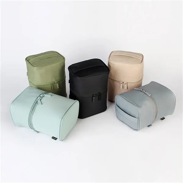 Small Standing Makeup Brush Organizer Bag for Travel