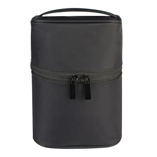 Small Standing Makeup Brush Organizer Bag for Travel